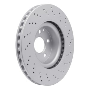Mercedes-Benz CL550 Brake Rotor (1) - Front - R1 Concepts - Drilled GeoMET - `07-`13